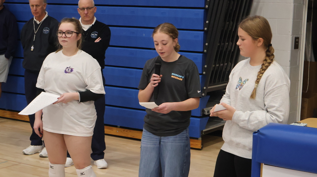 Volleyball Morgan's Message Night