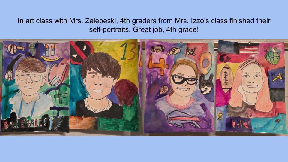 4th Grade Self Portraits