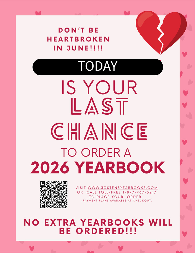 Today is your last chance to buy a yearbook