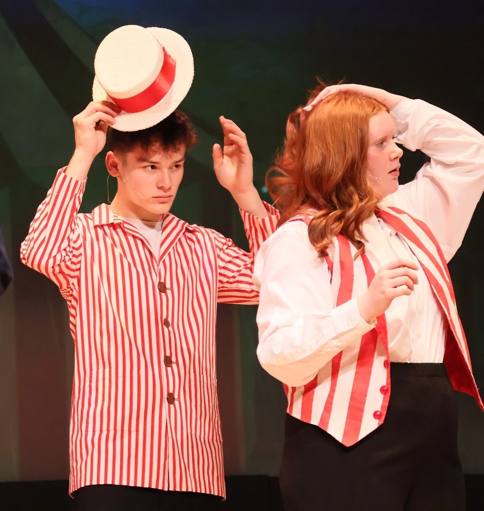 Students dressed in circus outfits