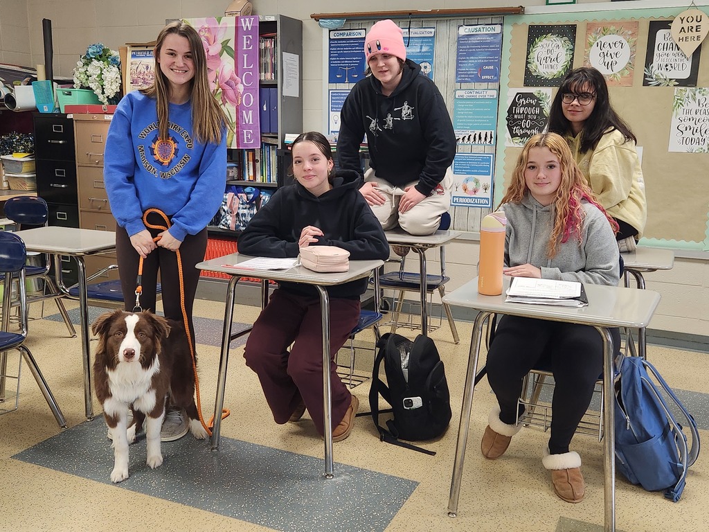 Miss Curtis, Gibbs, and Students in Psych Class