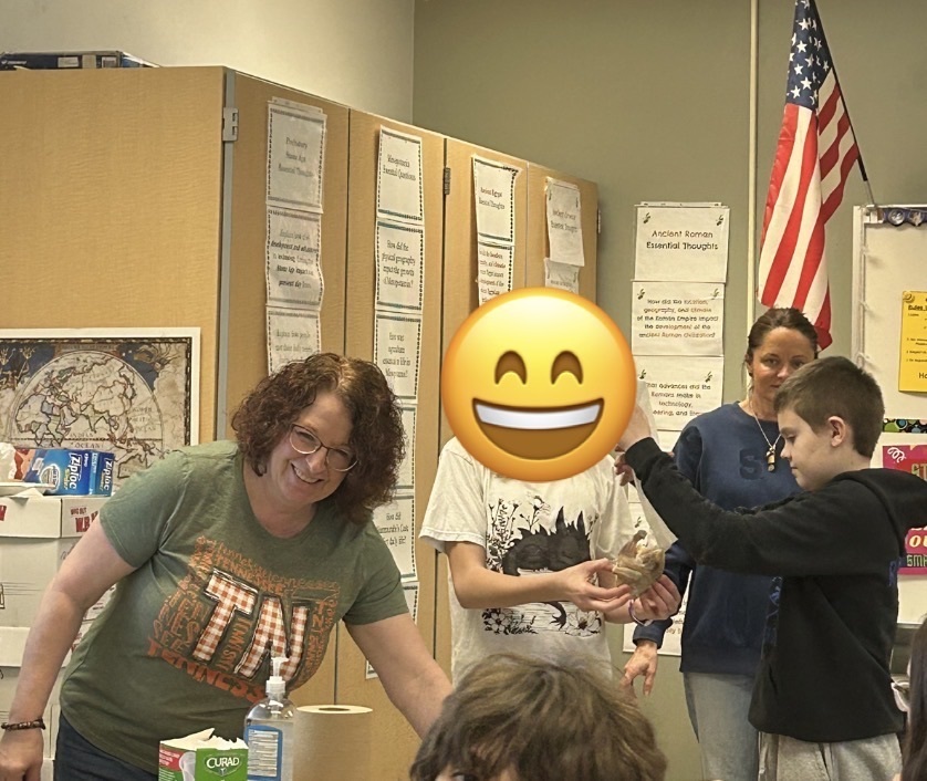 Students Mummifying Chickens