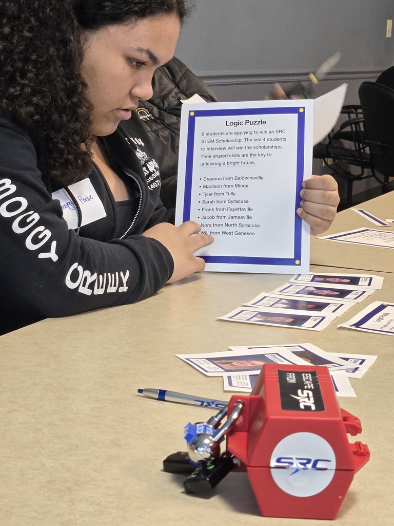 Camden High School Science - 9th and 10th Graders Working On Coding and Decoding Activities with Staff at SRC