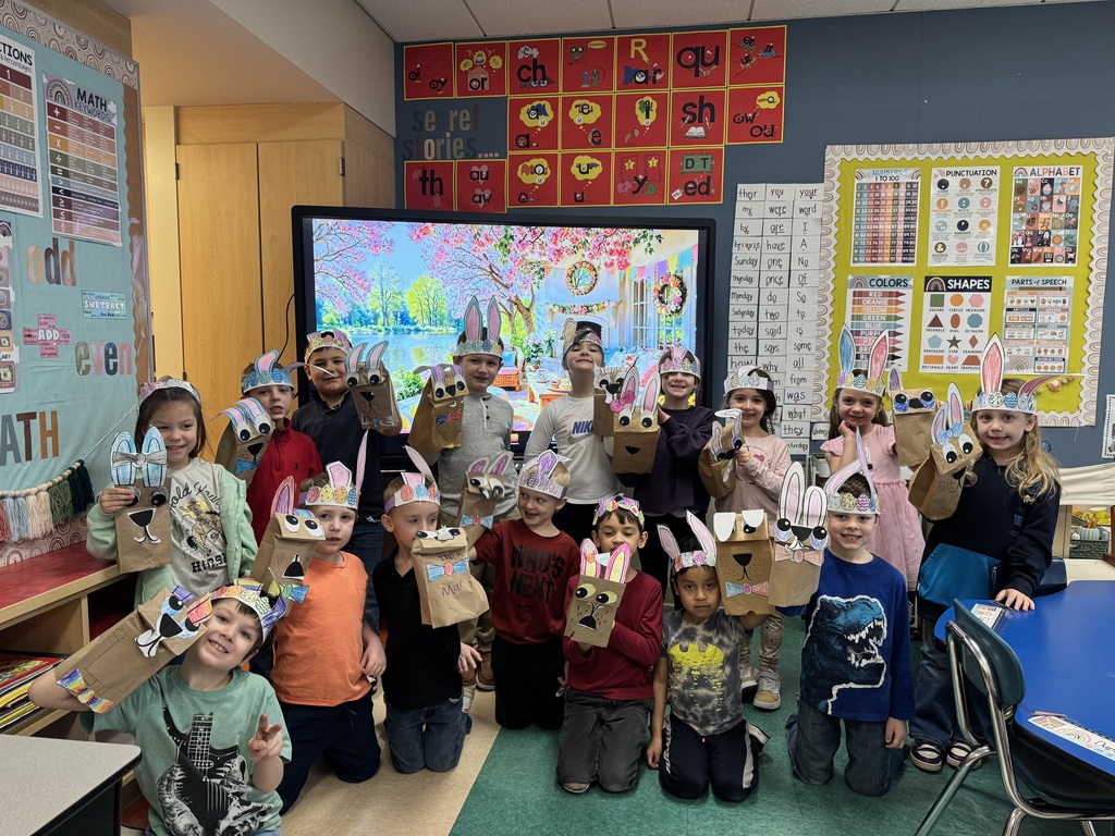 Cochran Class Dressed as Easter Bunnies