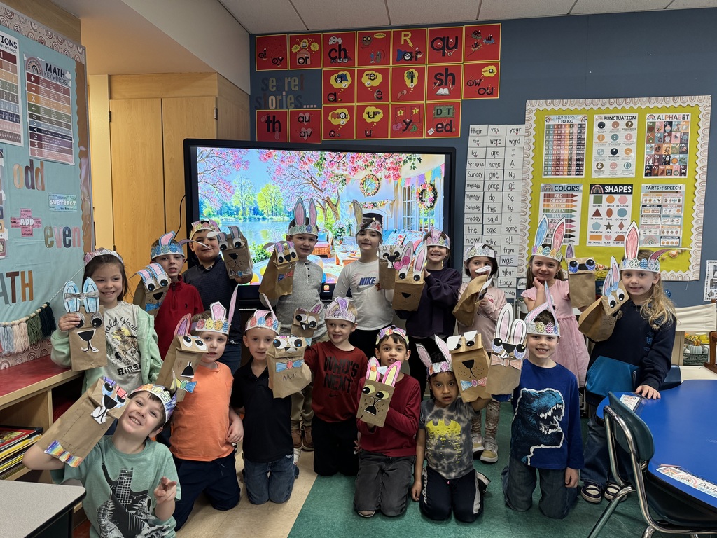 Cochran Class Dressed as Easter Bunnies
