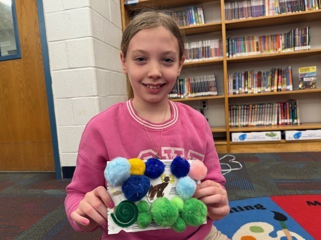 Earlier this week, students in Mrs. Malenowski's fourth grade IFA reading group at McConnellsville were given an empty tissue box, and instructed to turn it into their favorite character from the book they just finished: Eyes and the Impossible by Dave Eggers.  There were some pretty creative results!