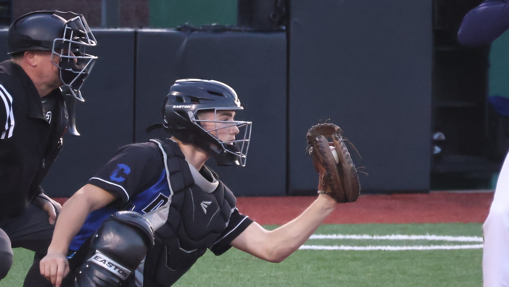 Cody Terrier behind the plate