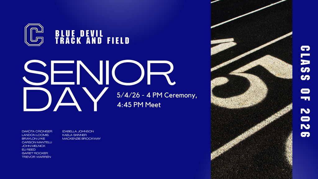Blue Devil Track and Field Senior Day