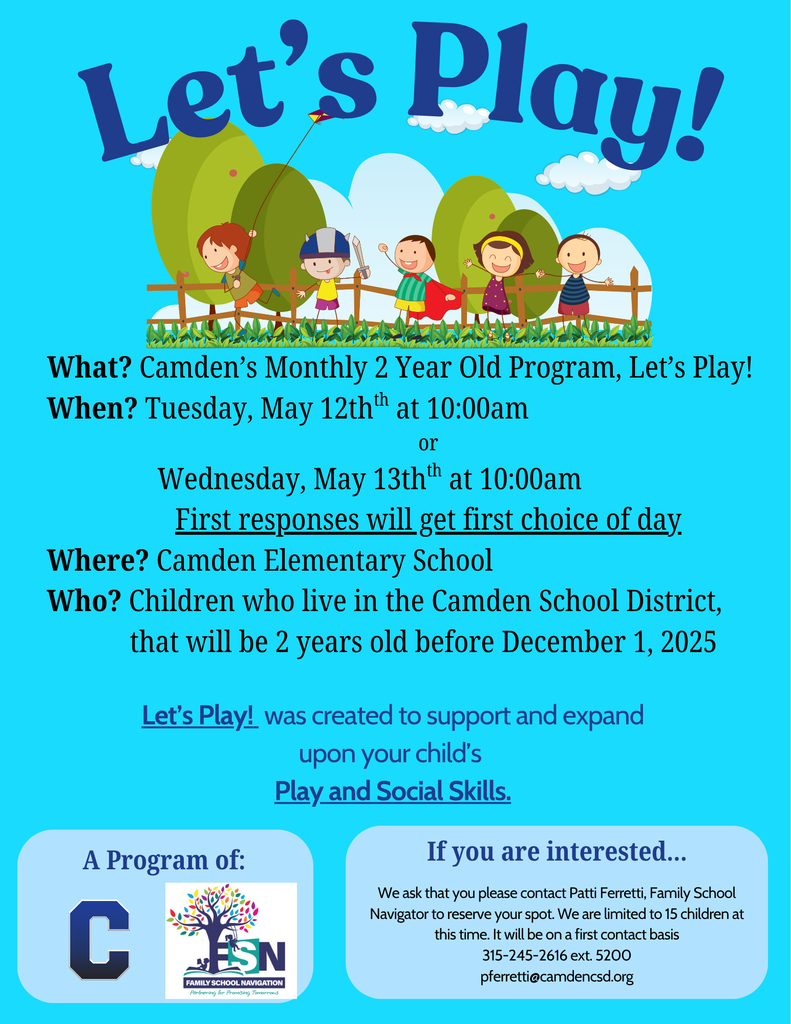 Let's Play Program - May 2026