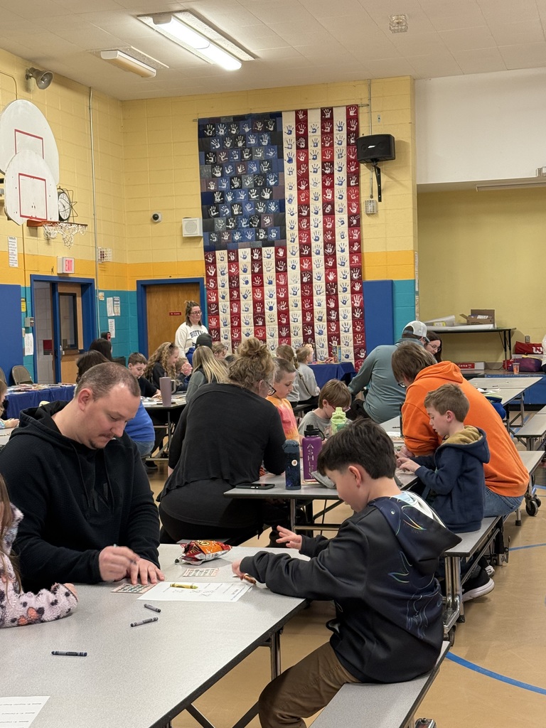 Families Playing at Book Bingo