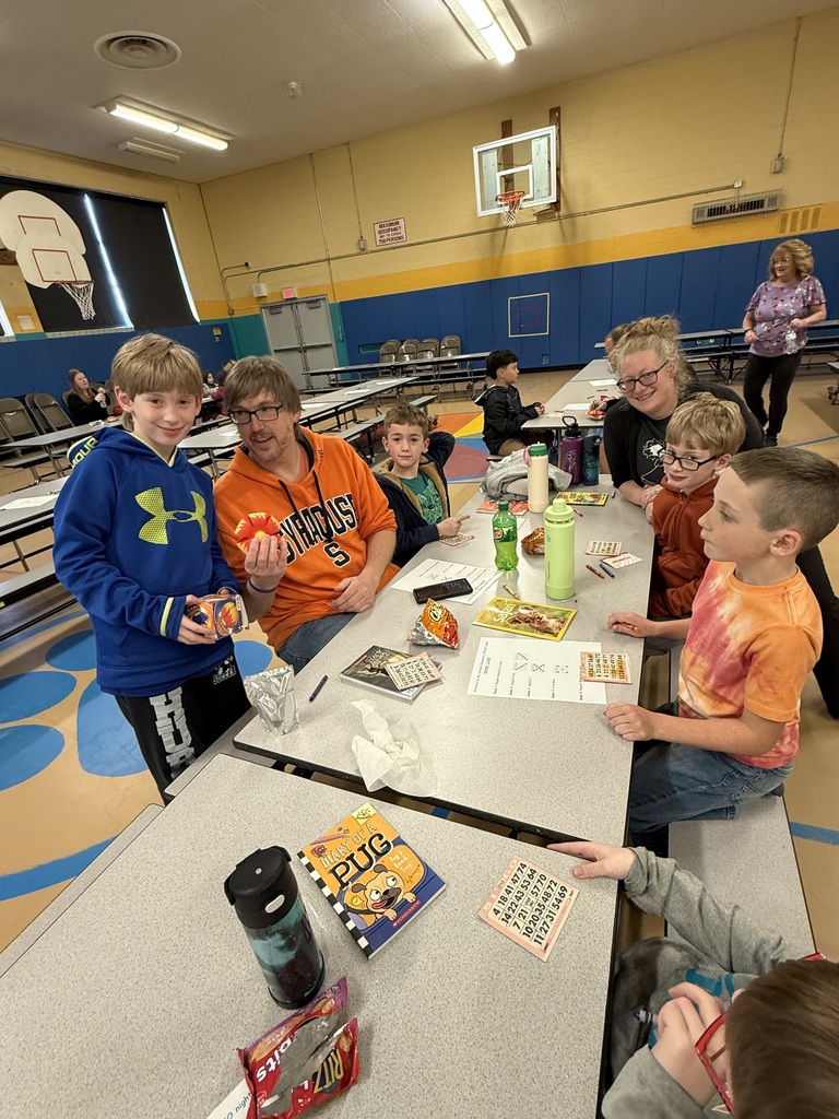Families Playing at Book Bingo