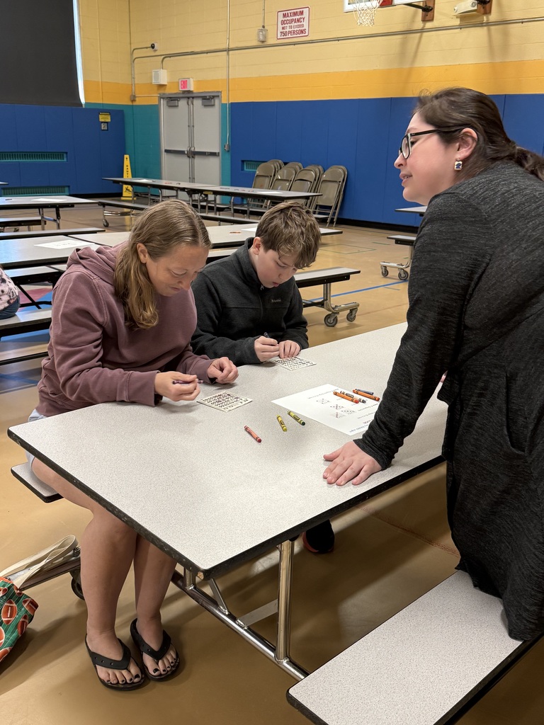 Families Playing at Book Bingo