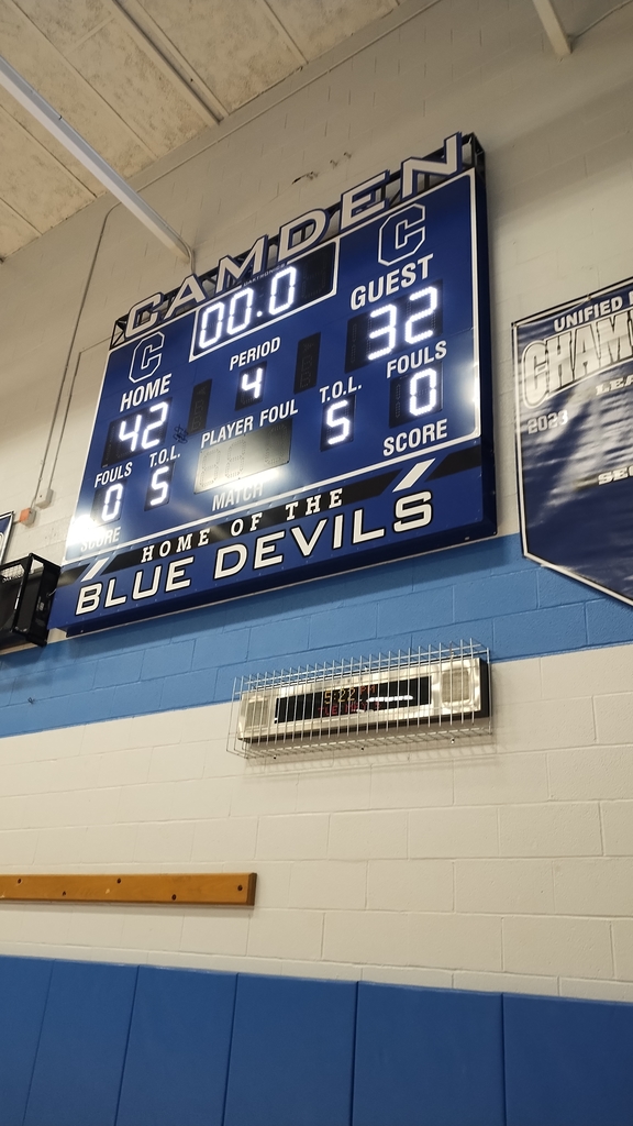 Camden wins 42-32!