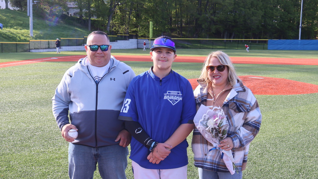 Camden Varsity Baseball Senior Night