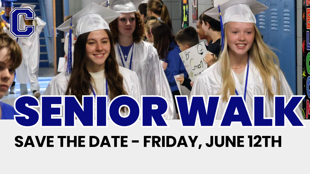 Senior Walk 2026 Save The Date for Friday, June 12th