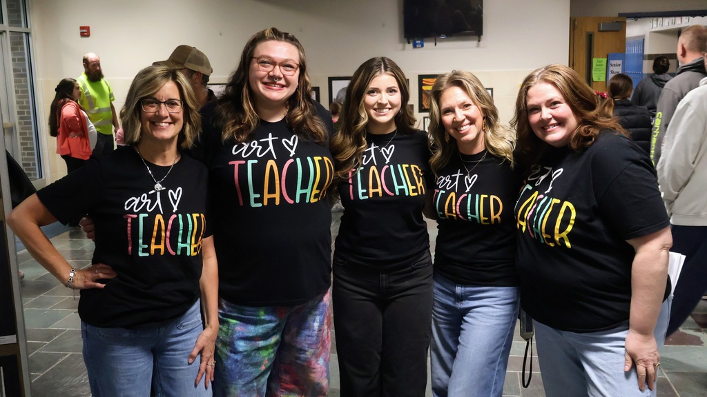Art Teachers at the 2026 District Art Show
