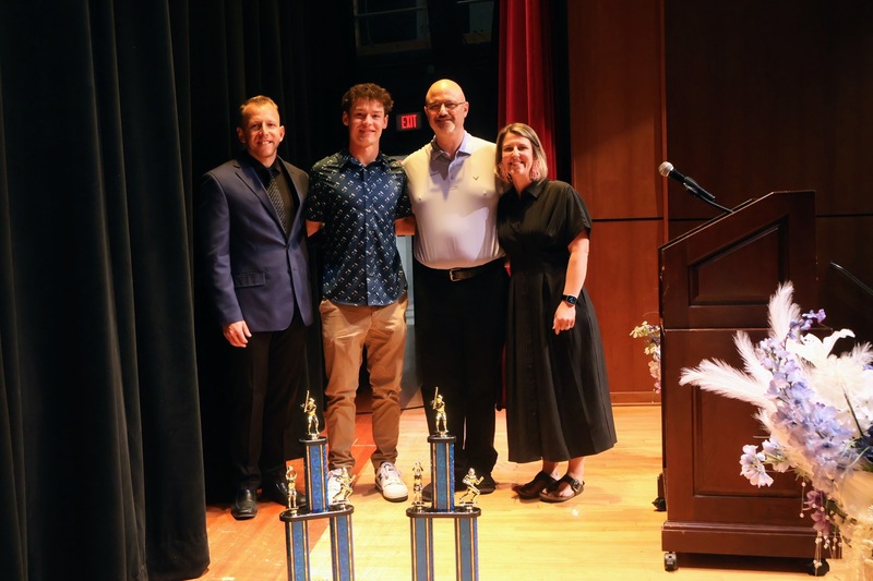 Adam Gonzalez at Class Night With Mr. Mazzaferro, Mr. Turner, and Mrs. Carpenter