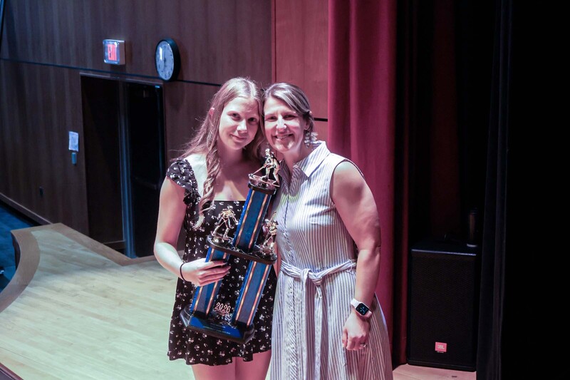 Rylie Meagher with Mrs. Carpenter