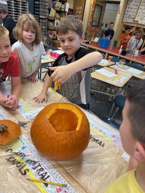 CES Second Grade Classes Pumpkin Activity