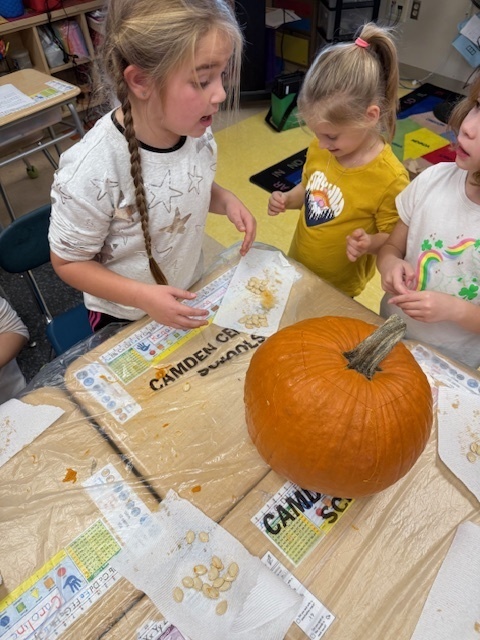 CES Second Grade Classes Pumpkin Activity