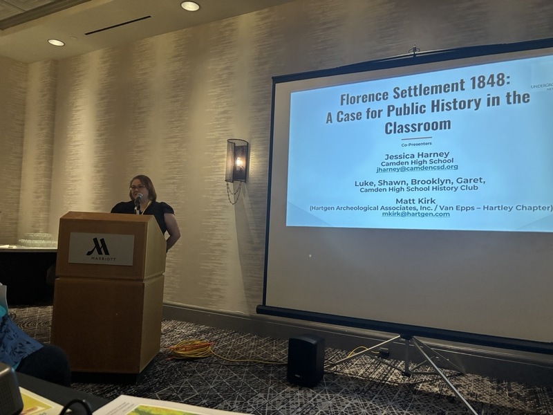 Jessica Harney at the Podium