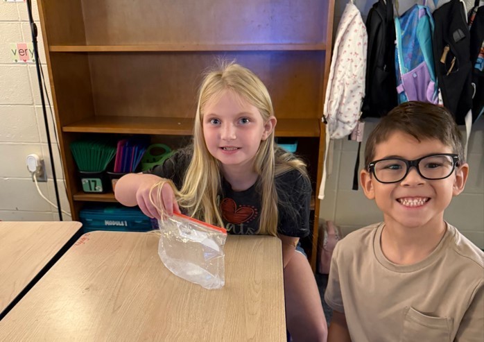 Second Graders Science Experiment