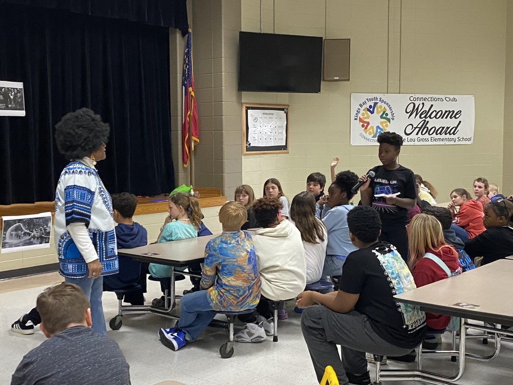 Mrs. Massey spoke to 5th graders