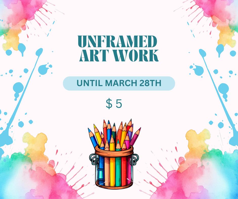 Unframed Art Work $5