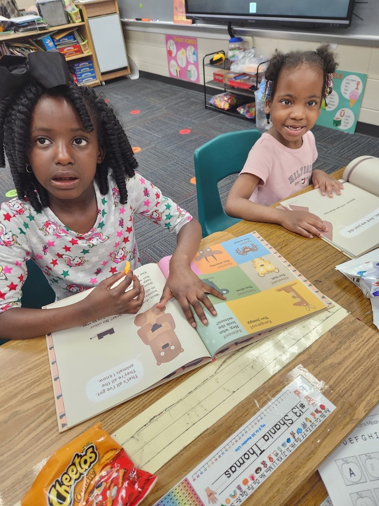 Kindergarten students all received a copy of "Another Book about Bears"