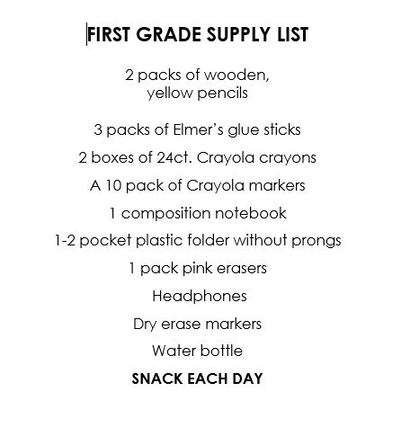 Supply Lists