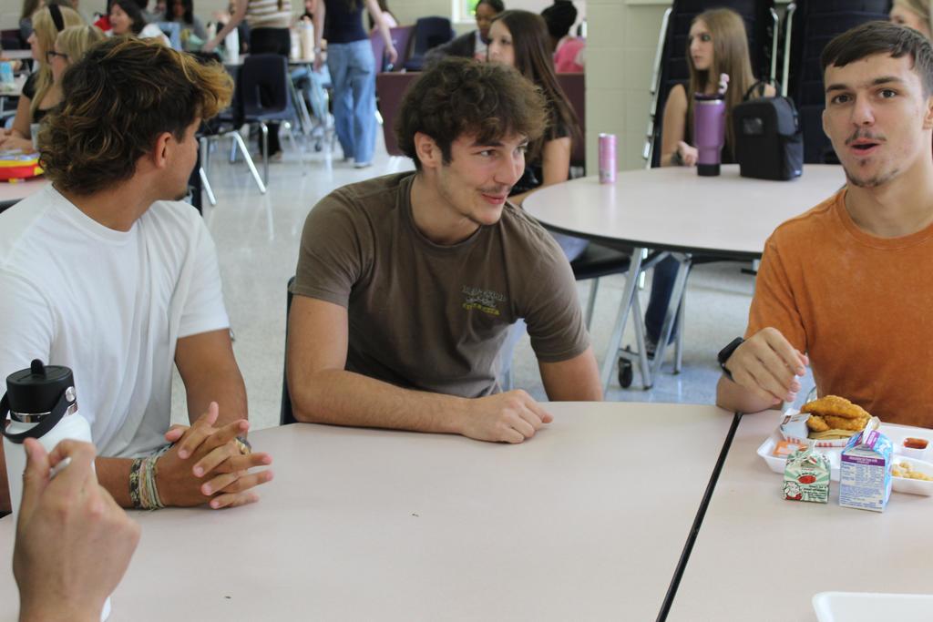 CCHS students on the first day of school