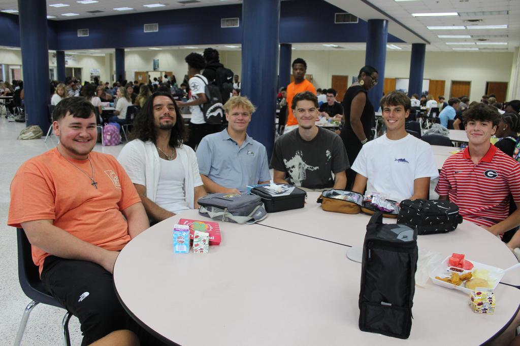 CCHS students on the first day of school