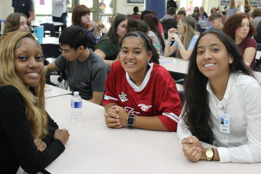 CCHS students on the first day of school