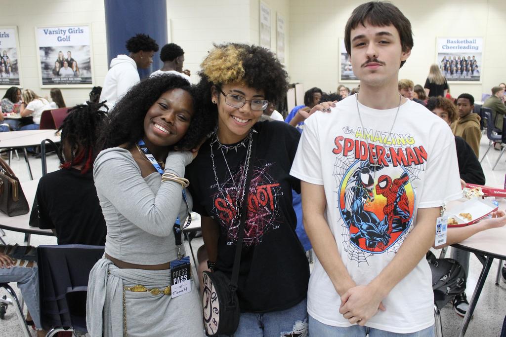 CCHS students on the first day of school