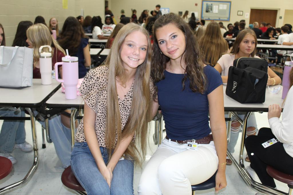 CCHS students on the first day of school