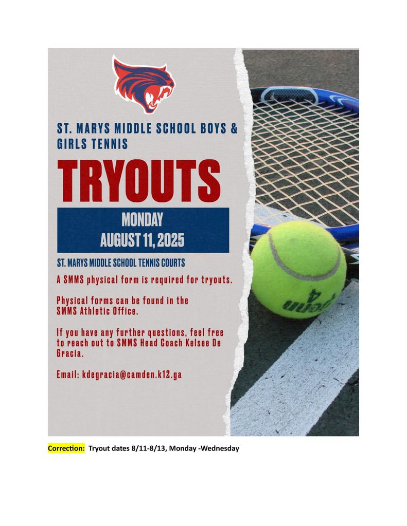 Tennis Flyer Updated