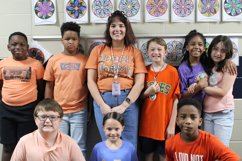 kids in orange