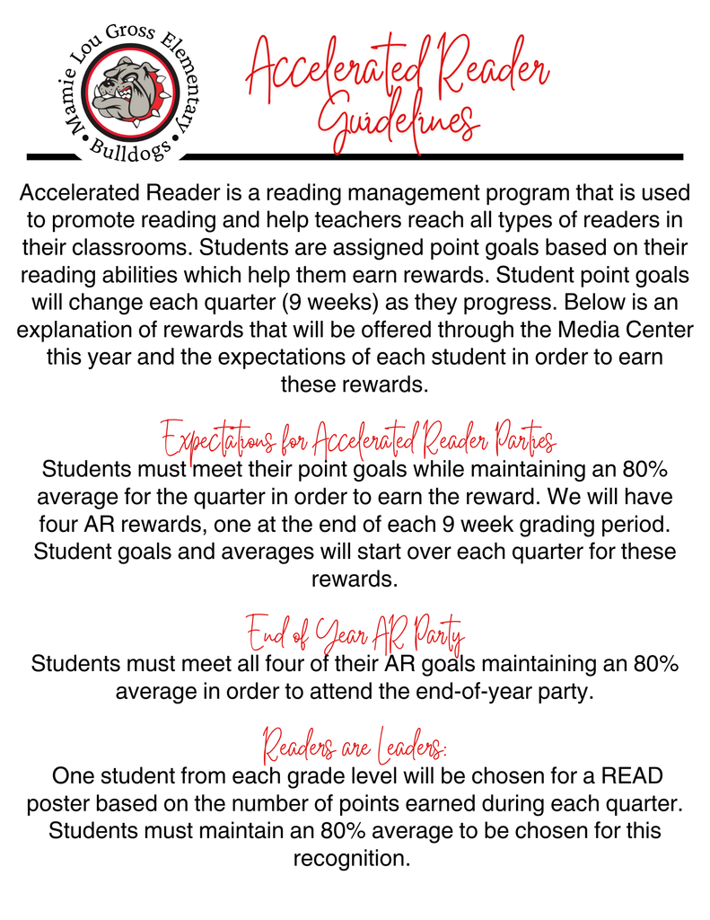Accelerated Reader information