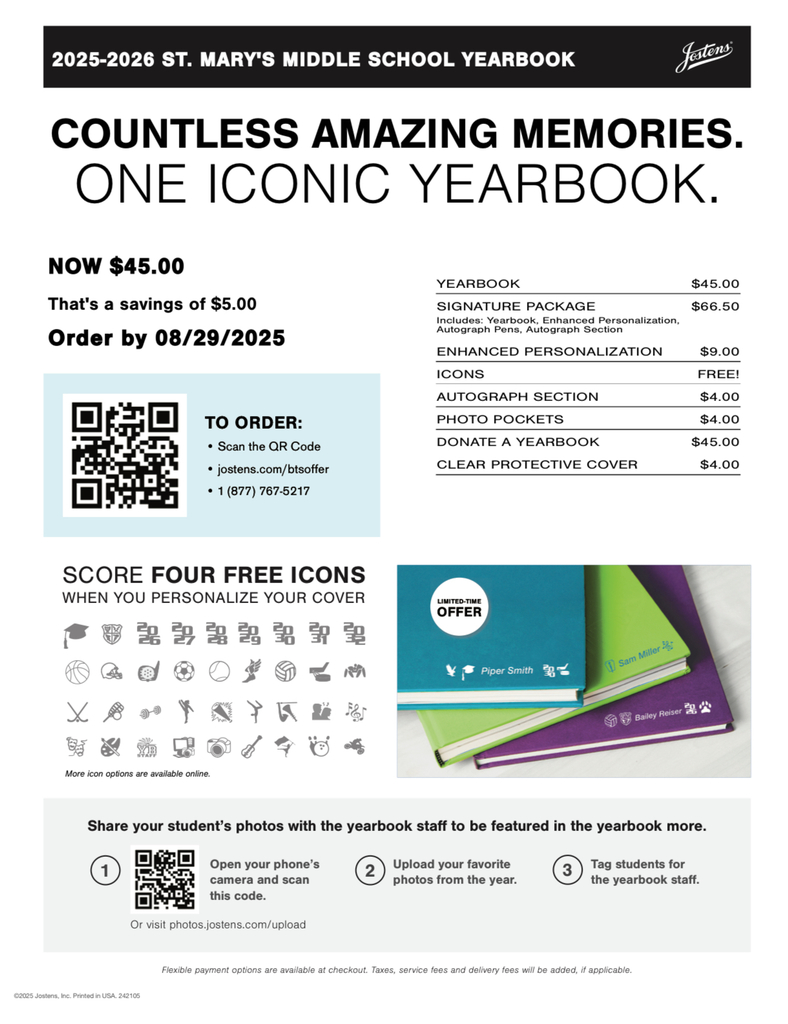 Yearbook Order Form