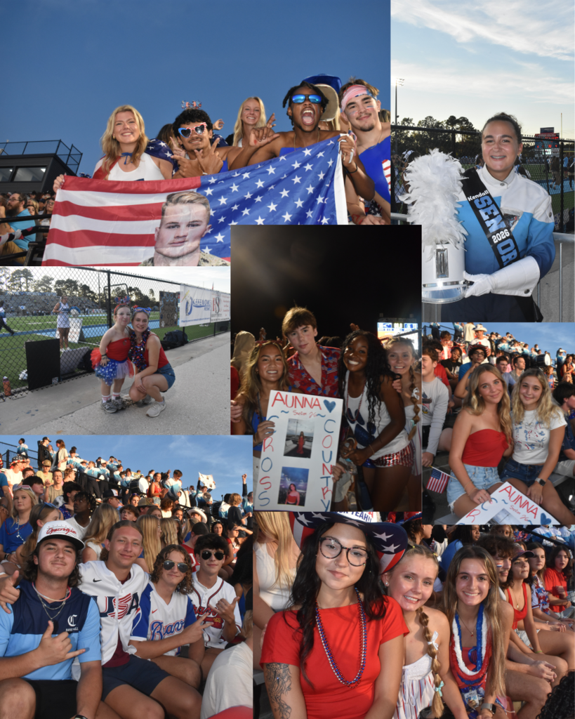 CCHS Student section at football game