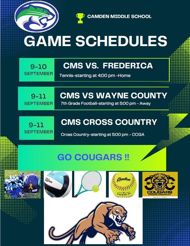 CMS Athletic Schedule