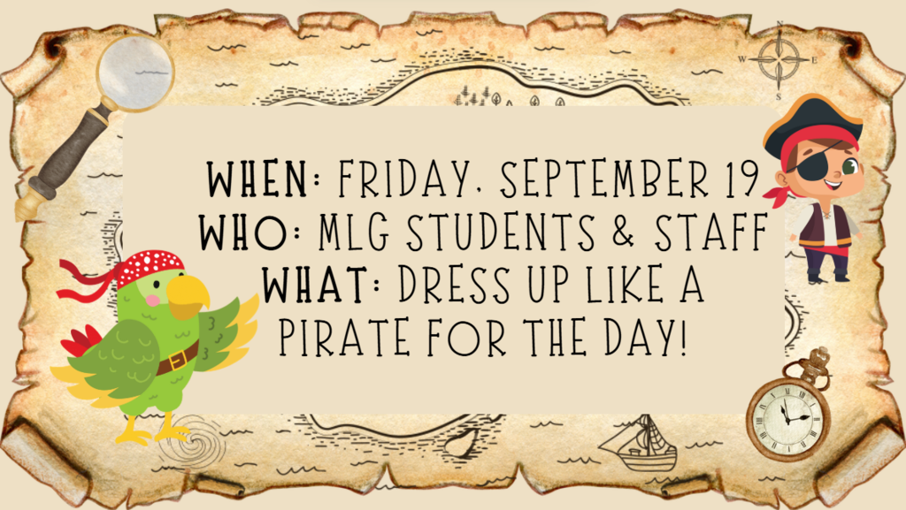 dress like a pirate on 9/19