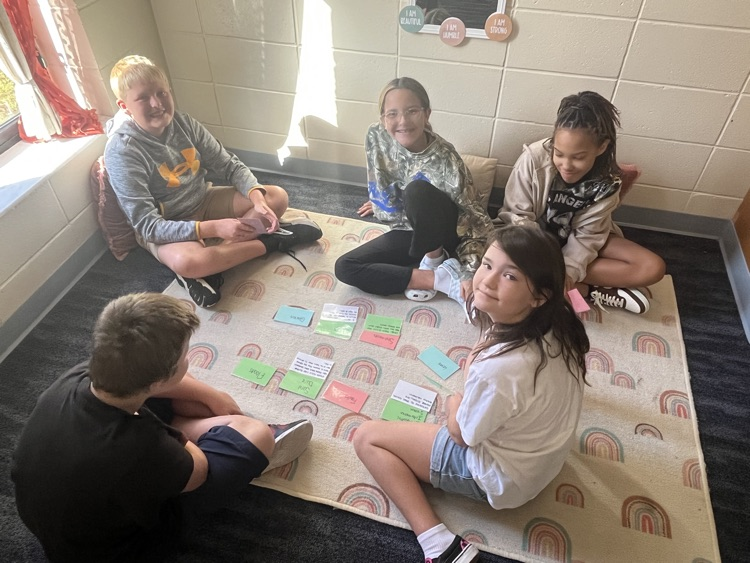 students working together