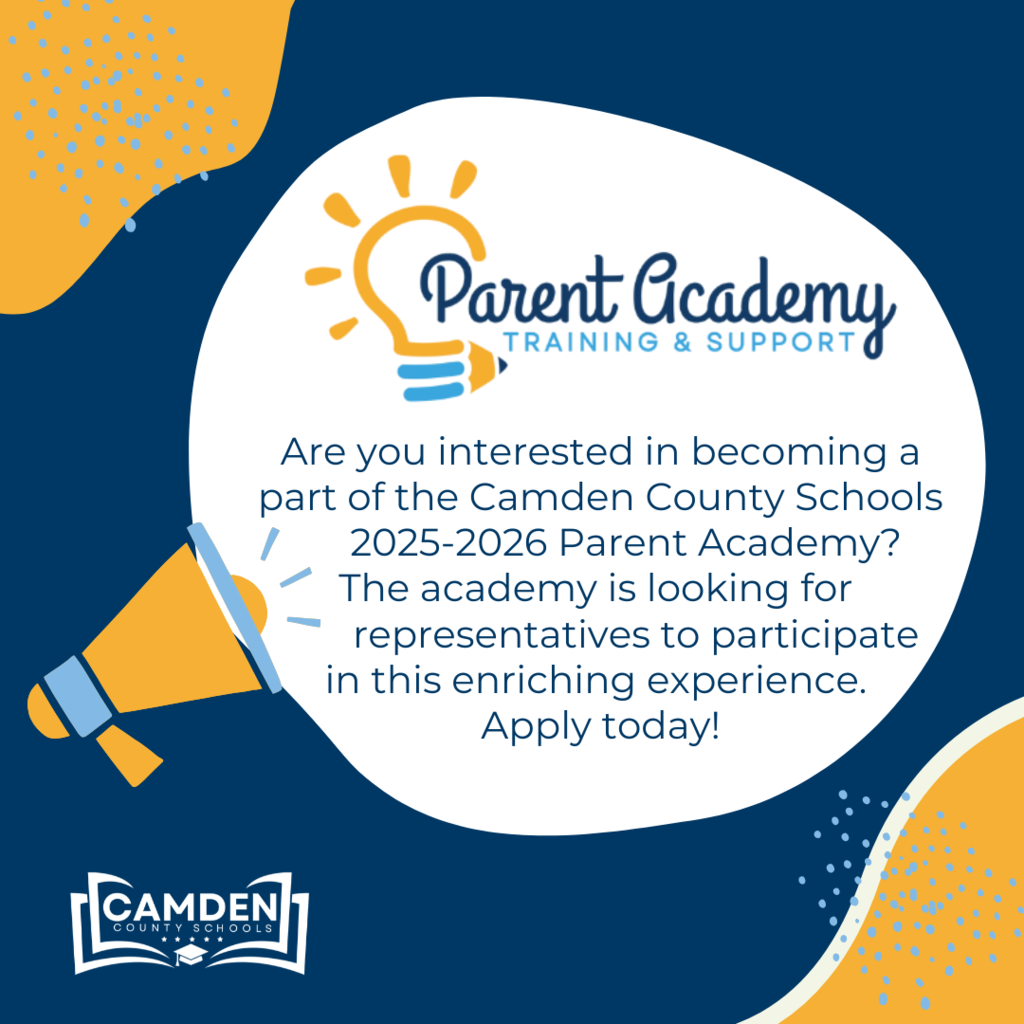 Post asking for participants in the 2025-2026 Parent Academy