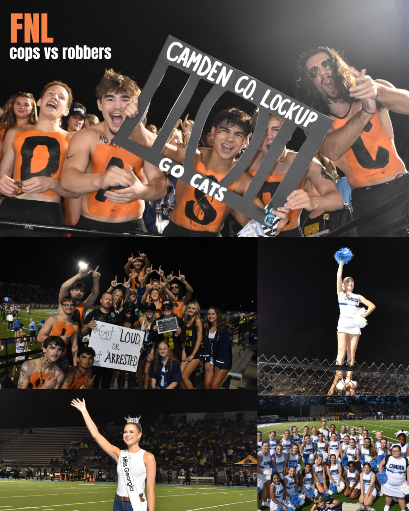 CCHS Student section at football game