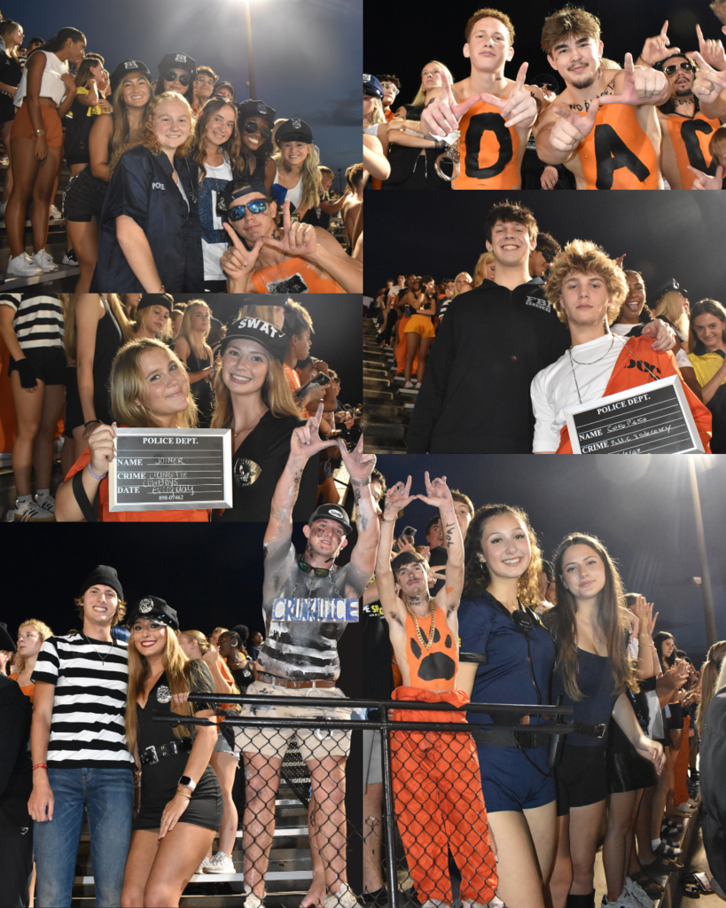 CCHS Student section at football game