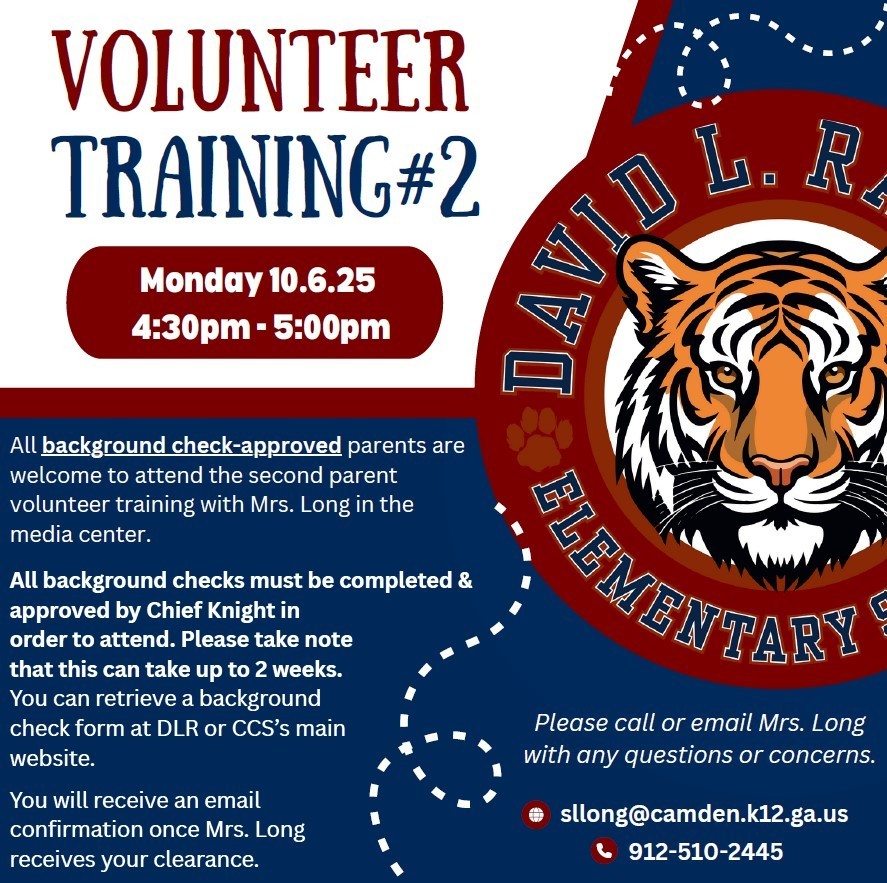 Volunteer Training #2 flyers