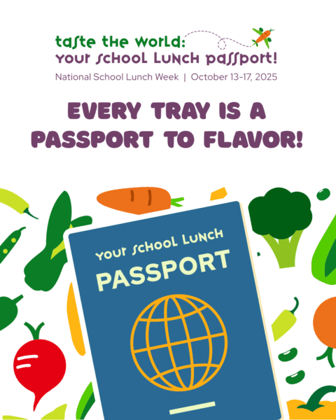 National school lunch week graphic