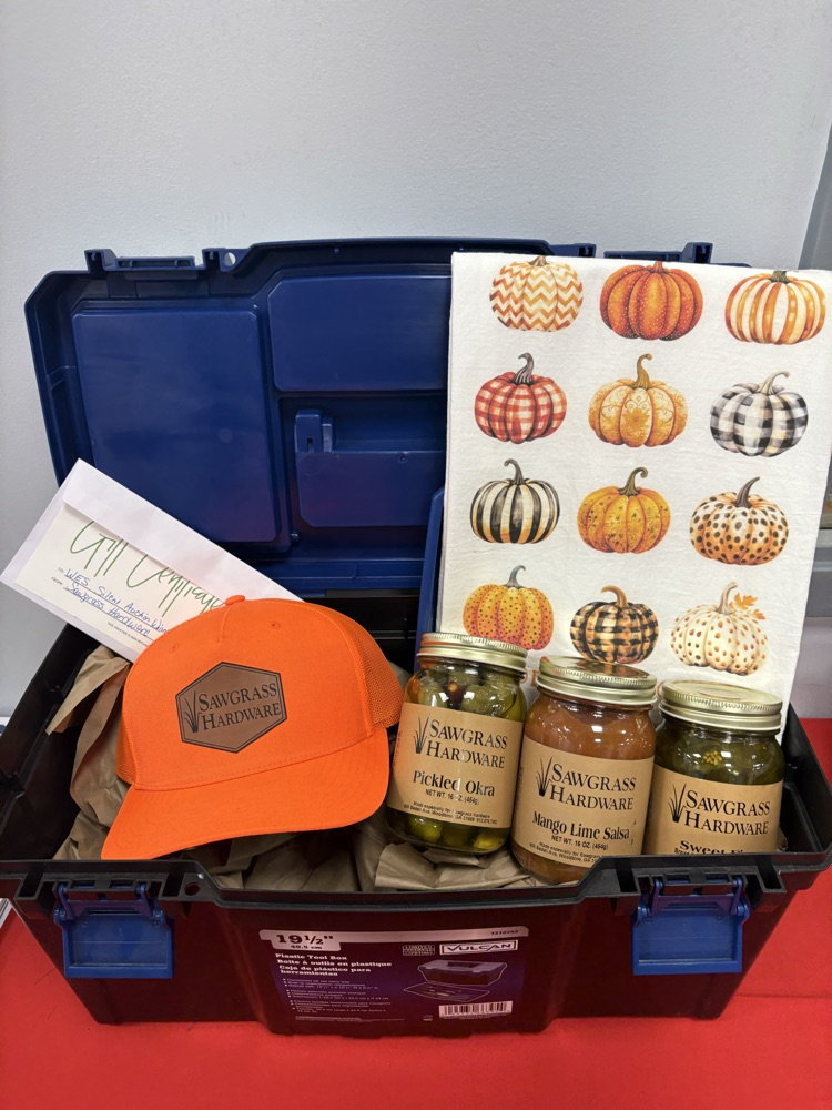 auction basket from sawgrass hardware