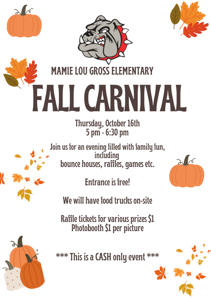 Fall carnival 10/16/25